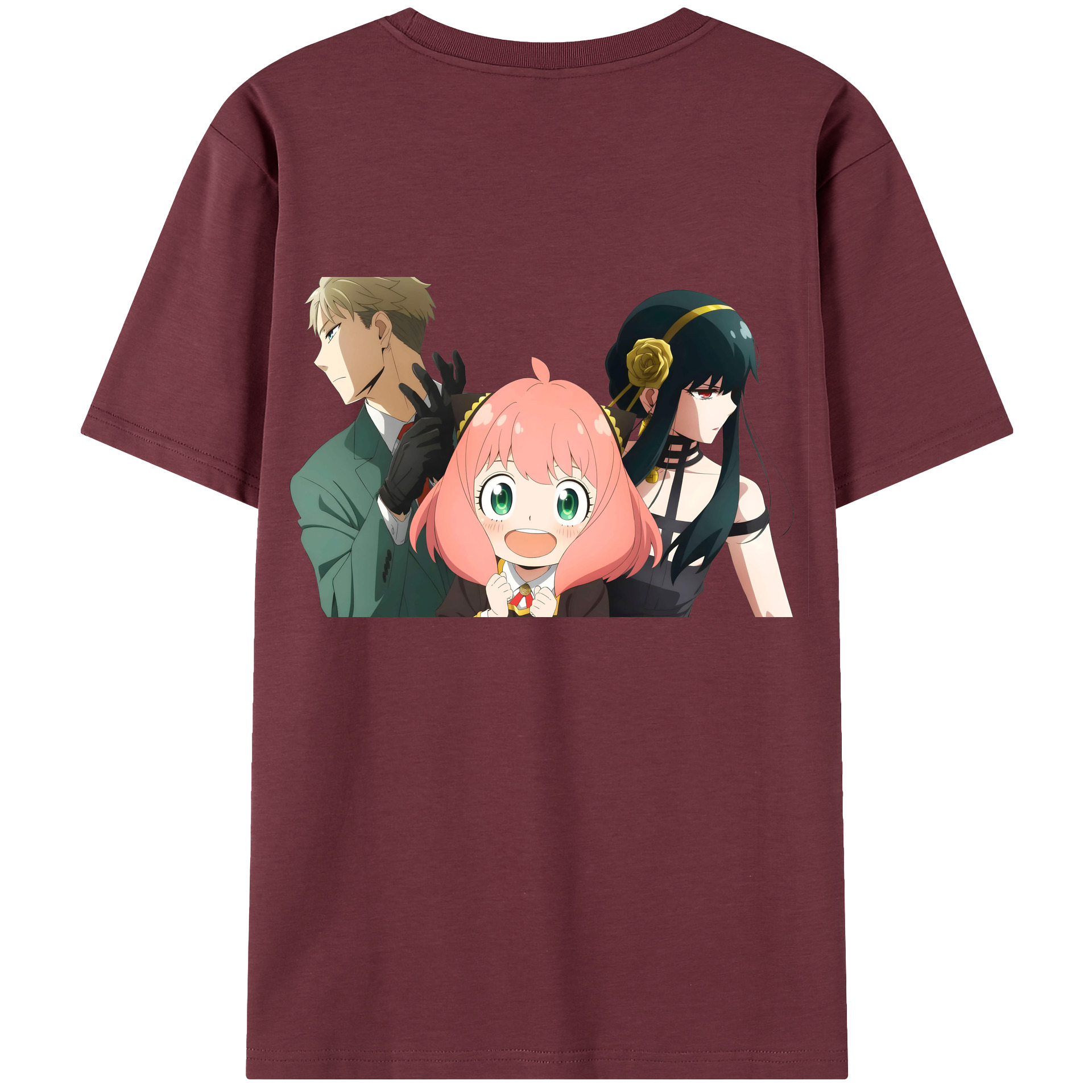 （画像用） SPY×FAMILY间谍家家酒 綿100％半袖Tシャツ（背面プリント）